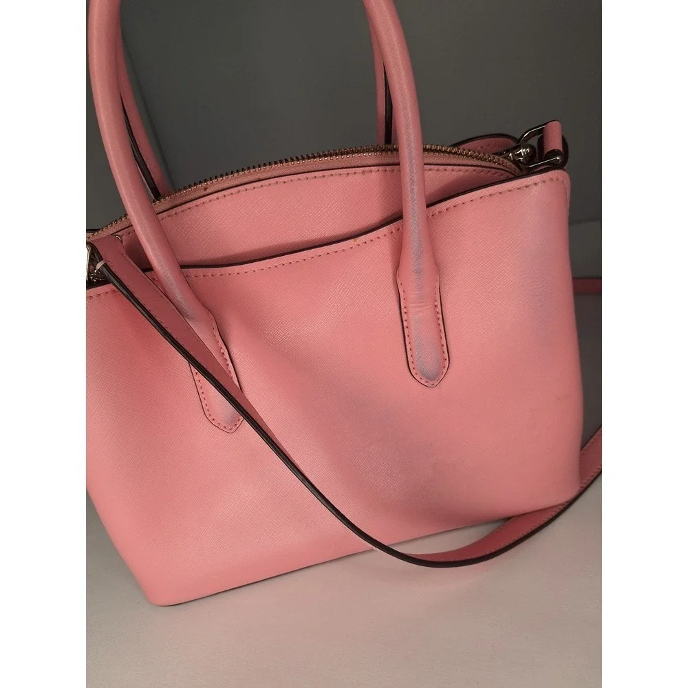 Kate Spade Pink Leather Top‎ Handle Crossbody Bag with Gold Hardware